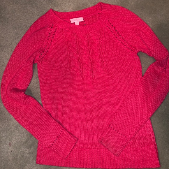Lily Pulitzer Pink sweater - Picture 1 of 4